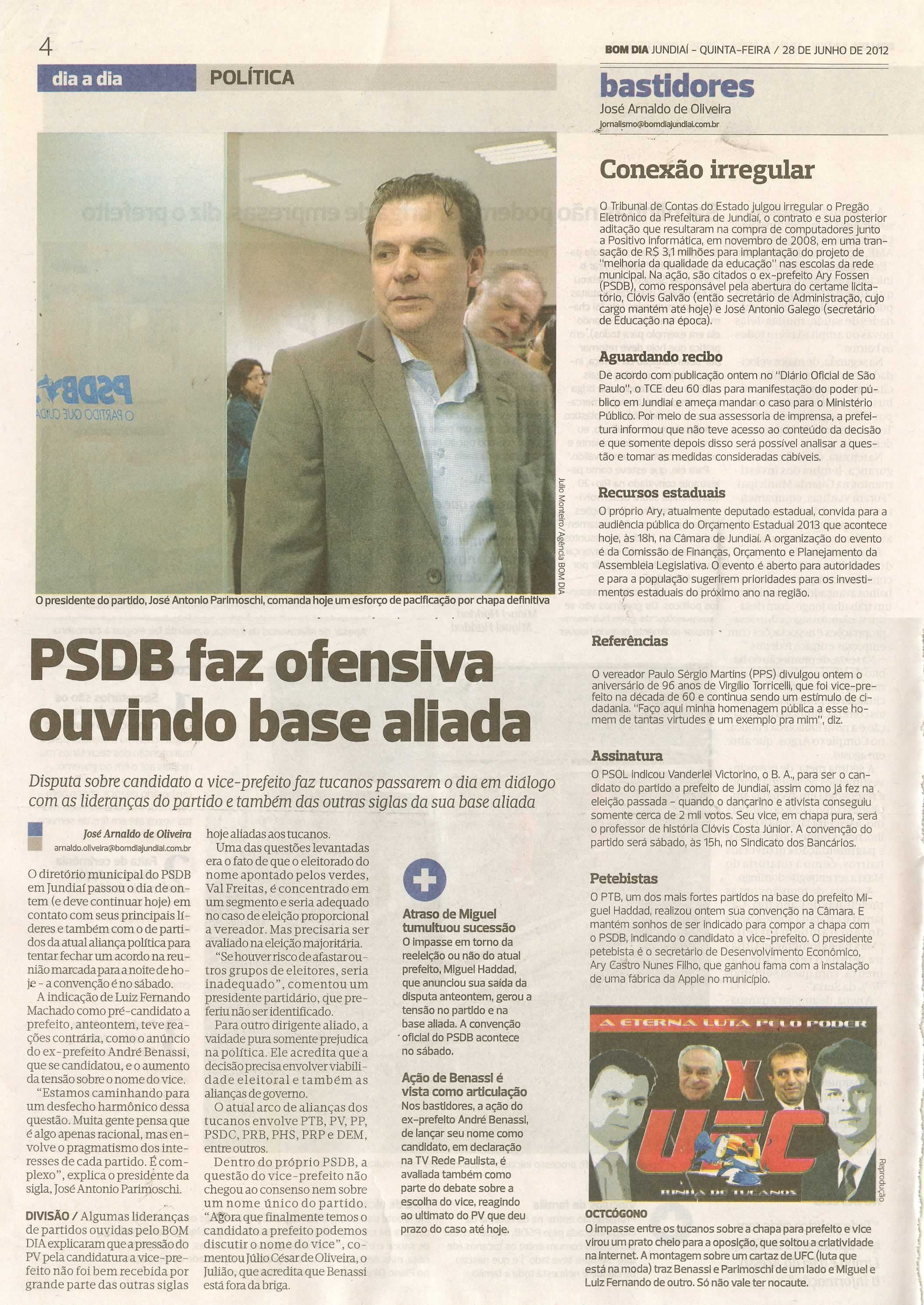Bom Dia Jundiaí - 28/06/2012