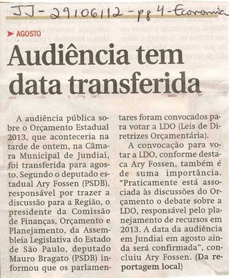 Jornal de Jundiaí - 29/06/2012