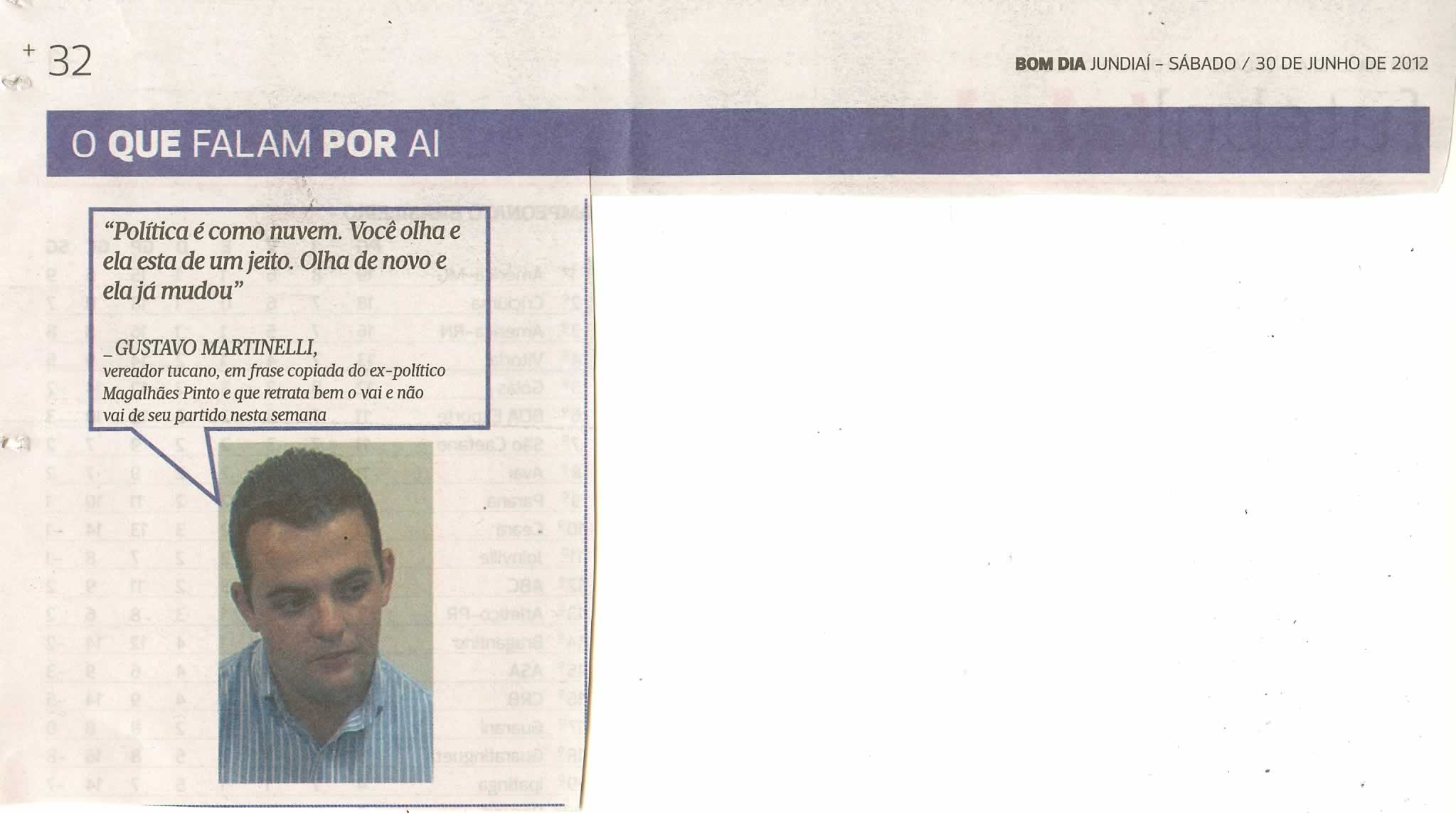 Bom Dia Jundiaí - 30/06/2012