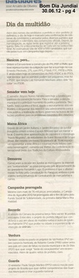 Bom Dia Jundiaí - 30/06/2012