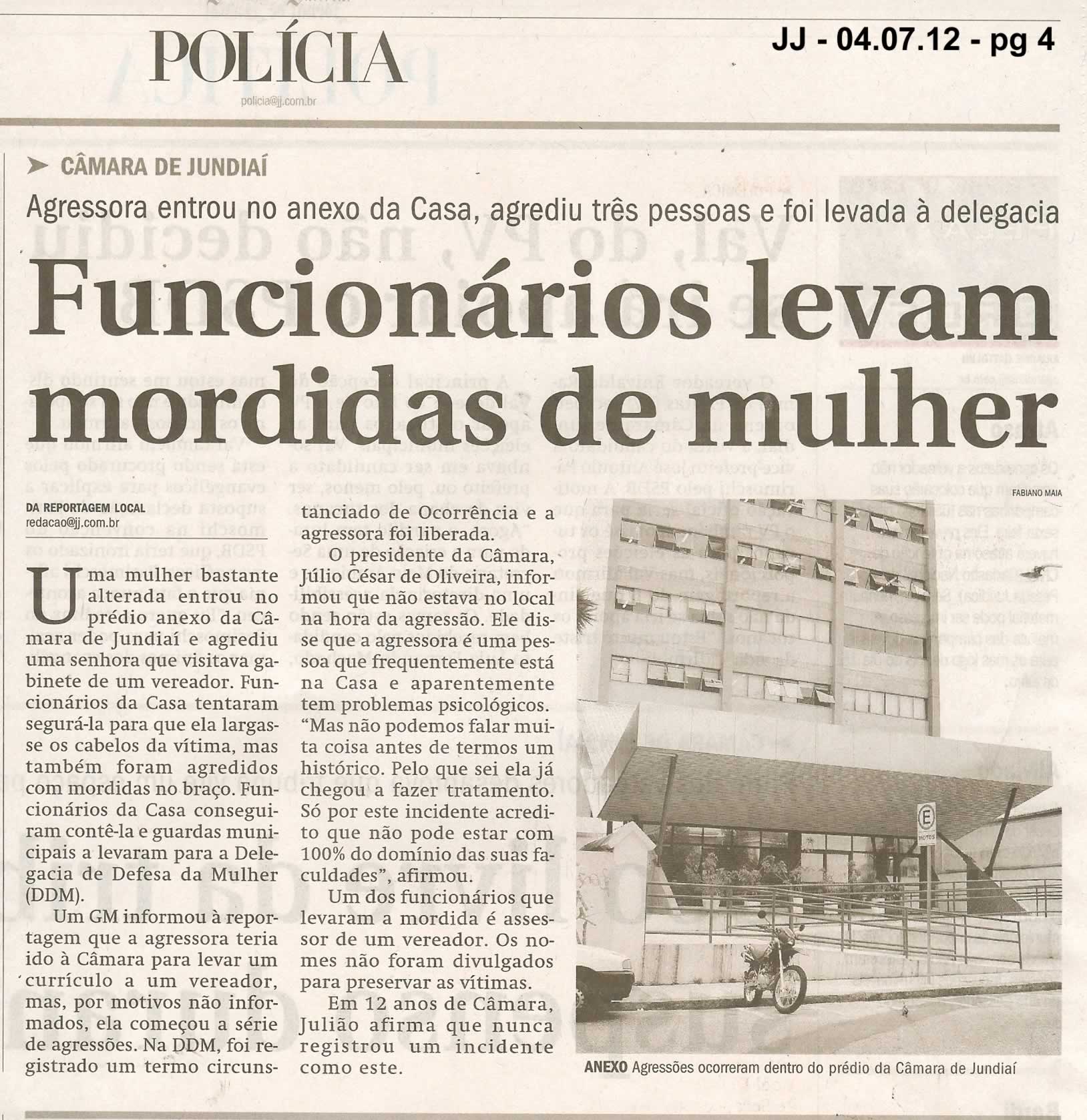 Jornal de Jundiaí - 04/07/2012