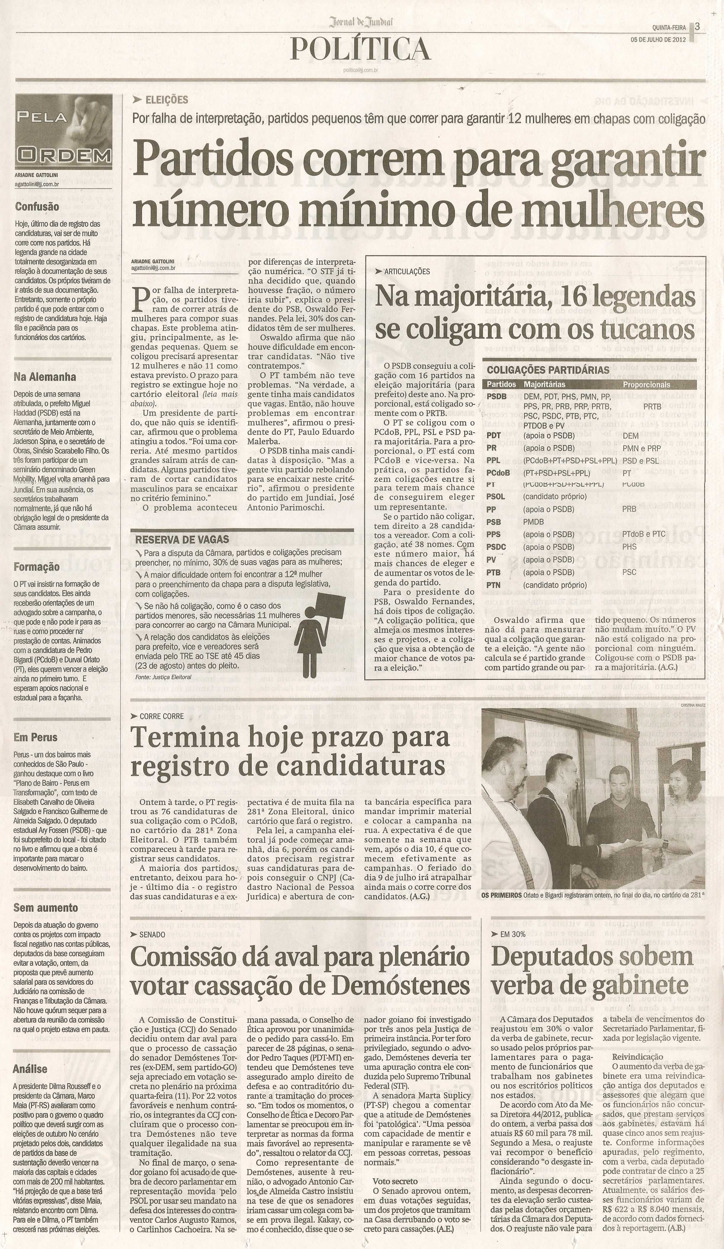 Jornal de Jundiaí - 05/07/2012