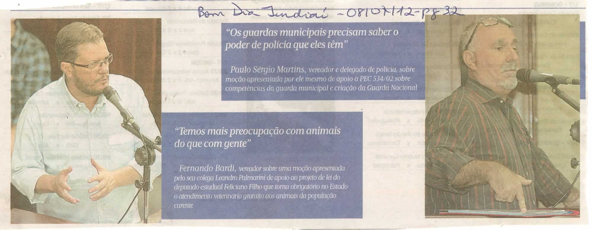 Bom Dia Jundiaí - 08/07/2012