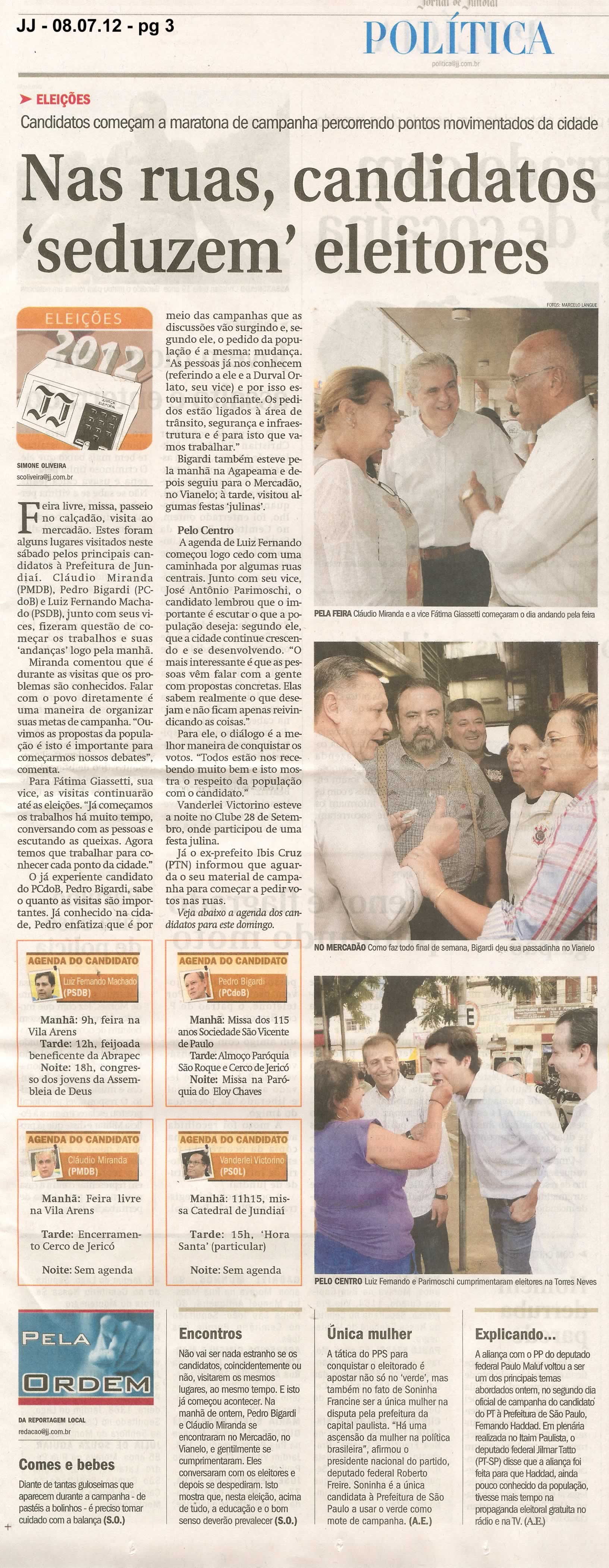 Jornal de Jundiaí - 08/07/2012