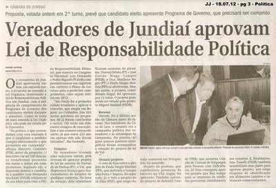 Jornal de Jundiaí - 18/07/2012