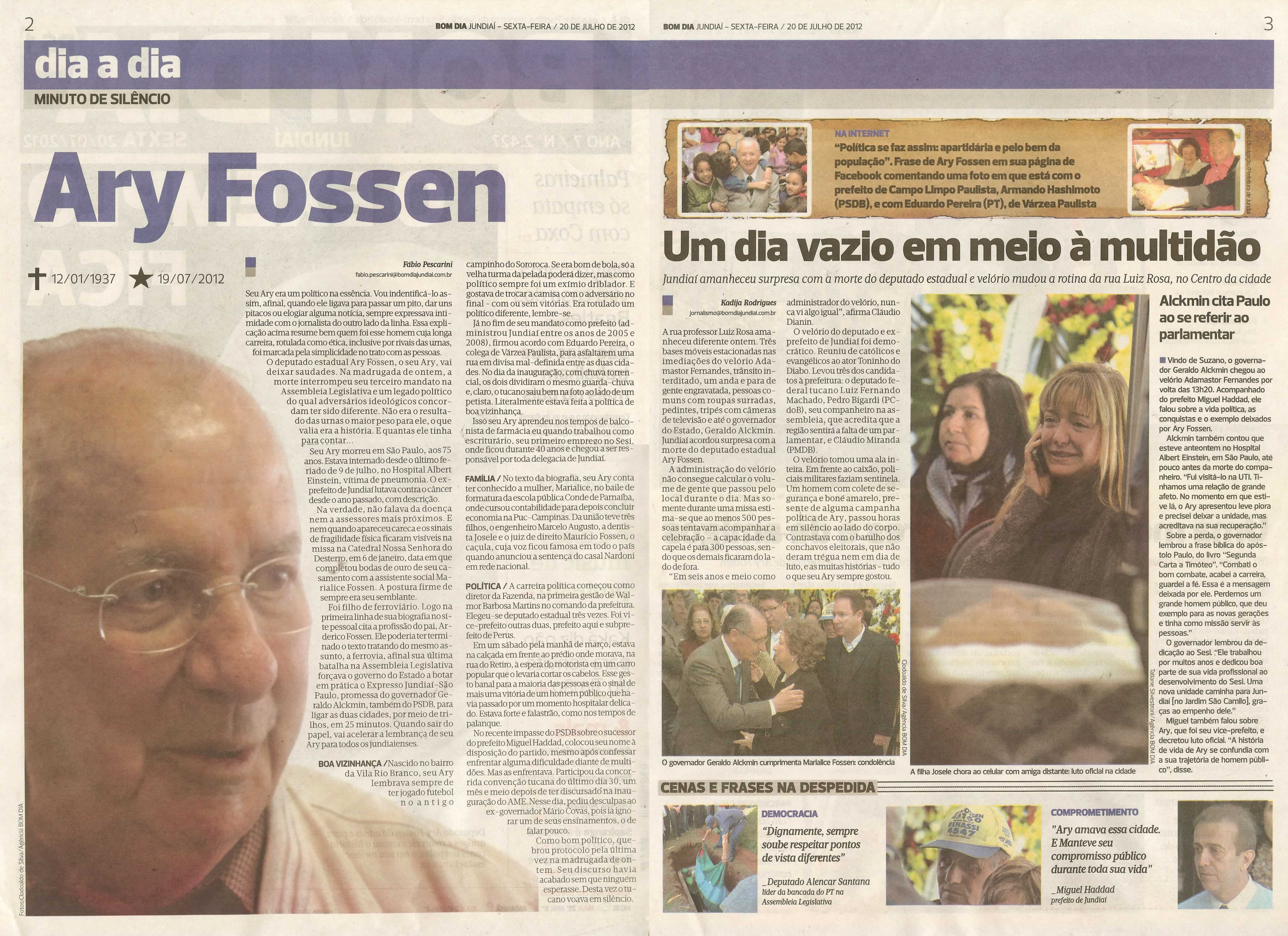 Bom Dia Jundiaí - 20/07/2012