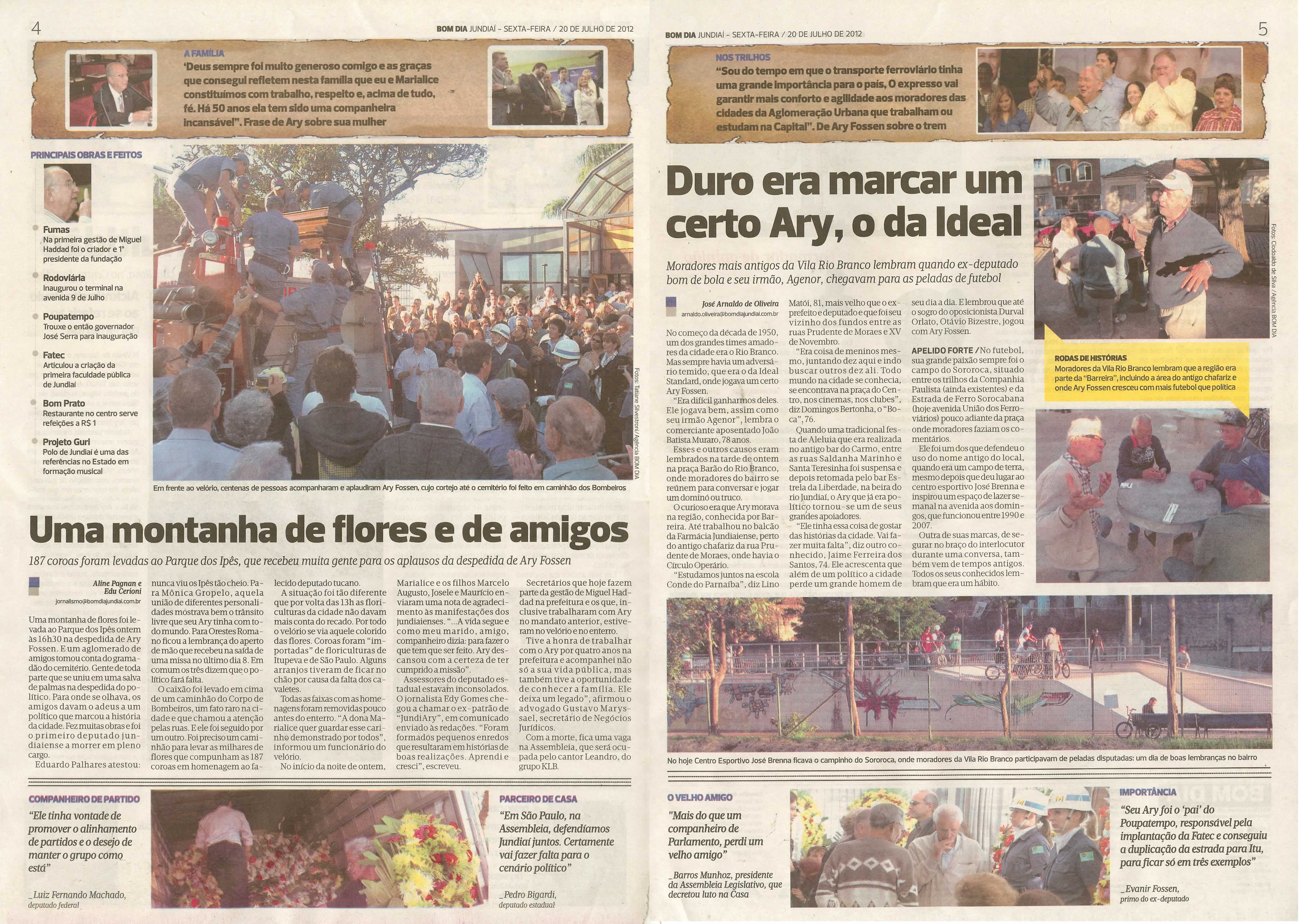 Bom Dia Jundiaí - 20/07/2012