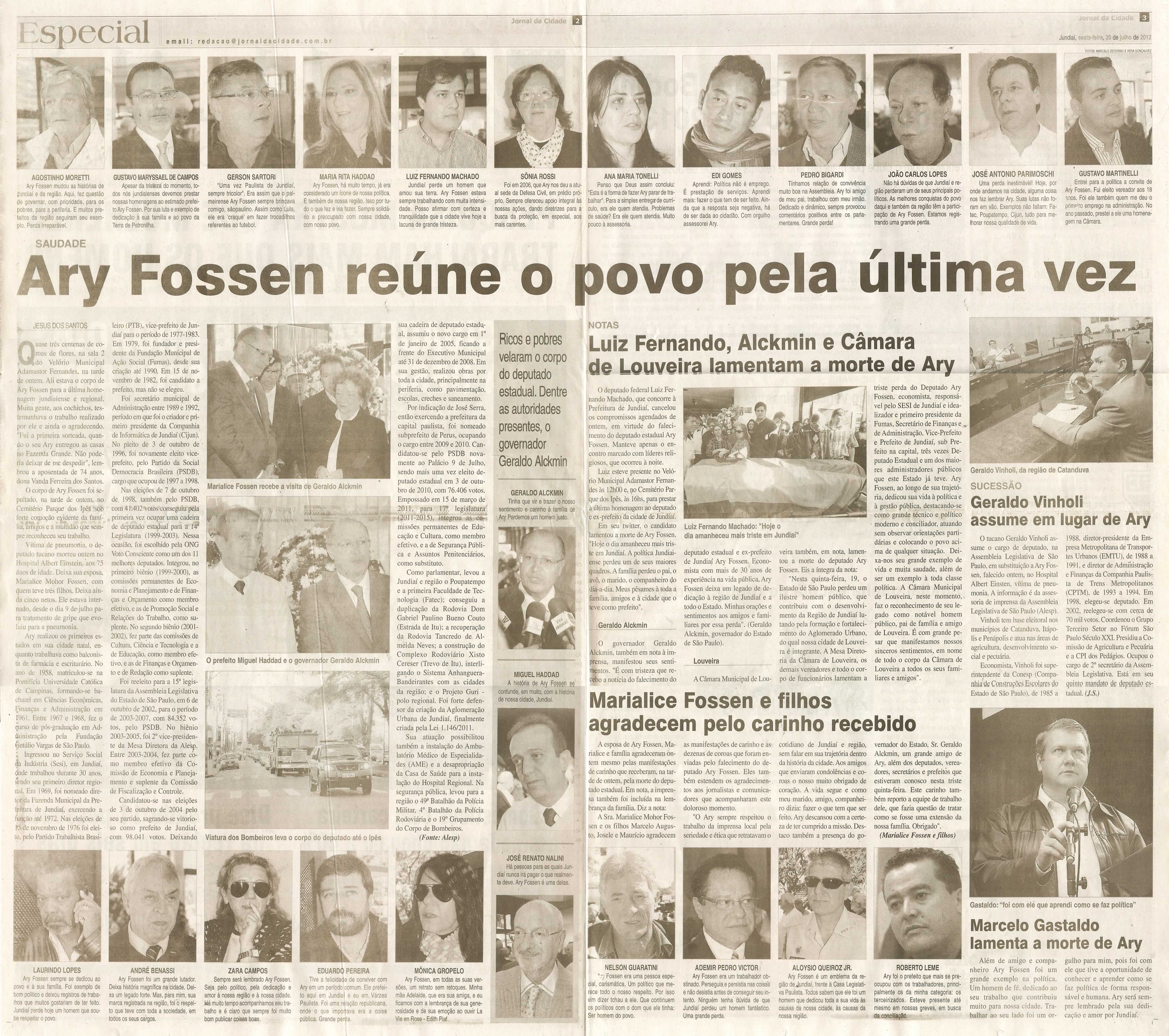 Jornal da Cidade - 20/07/2012