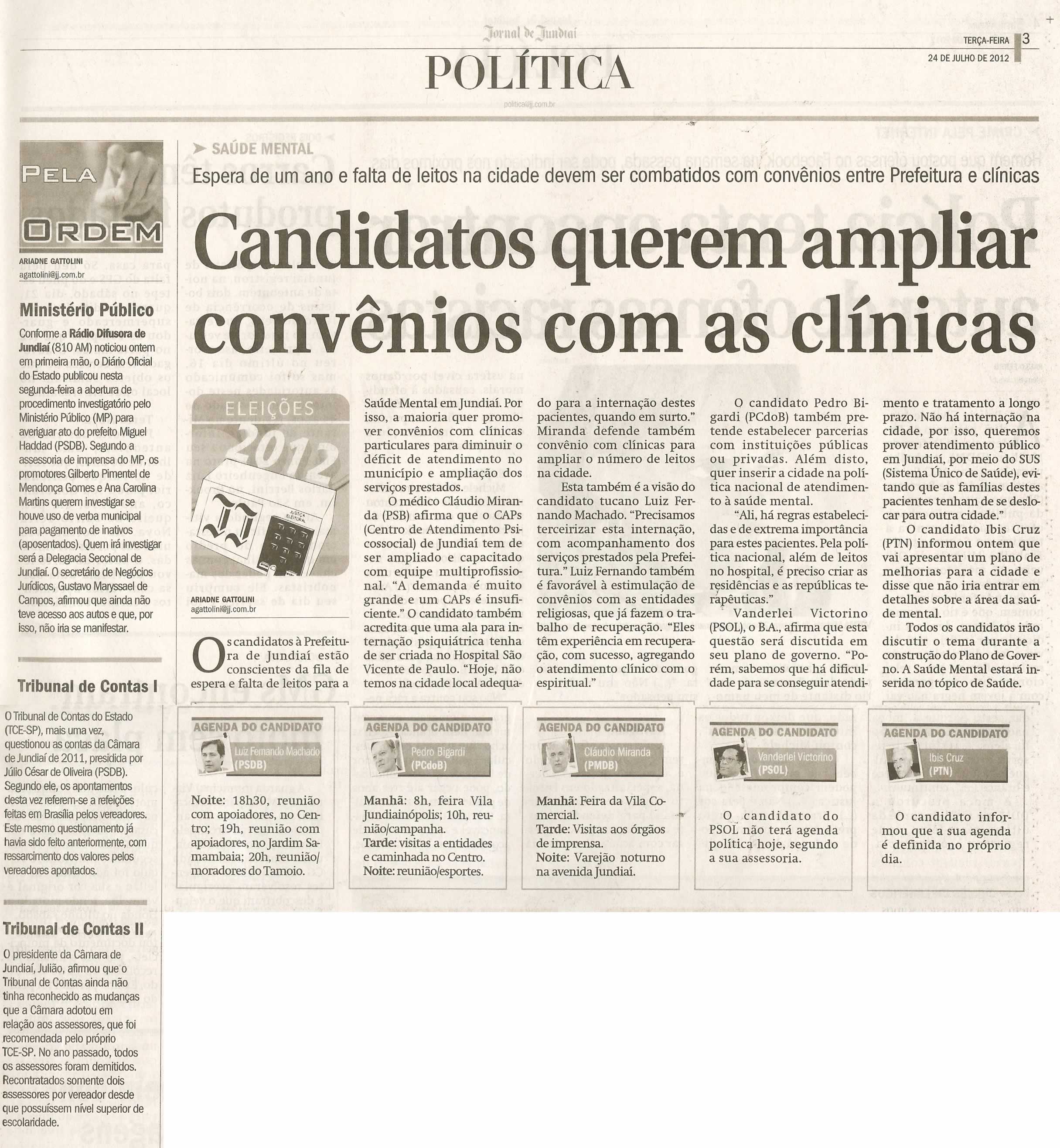 Jornal de Jundiaí - 24/07/2012