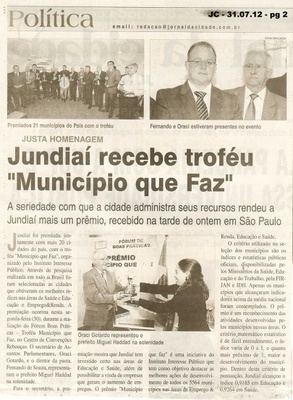 Jornal da Cidade - 31/07/2012