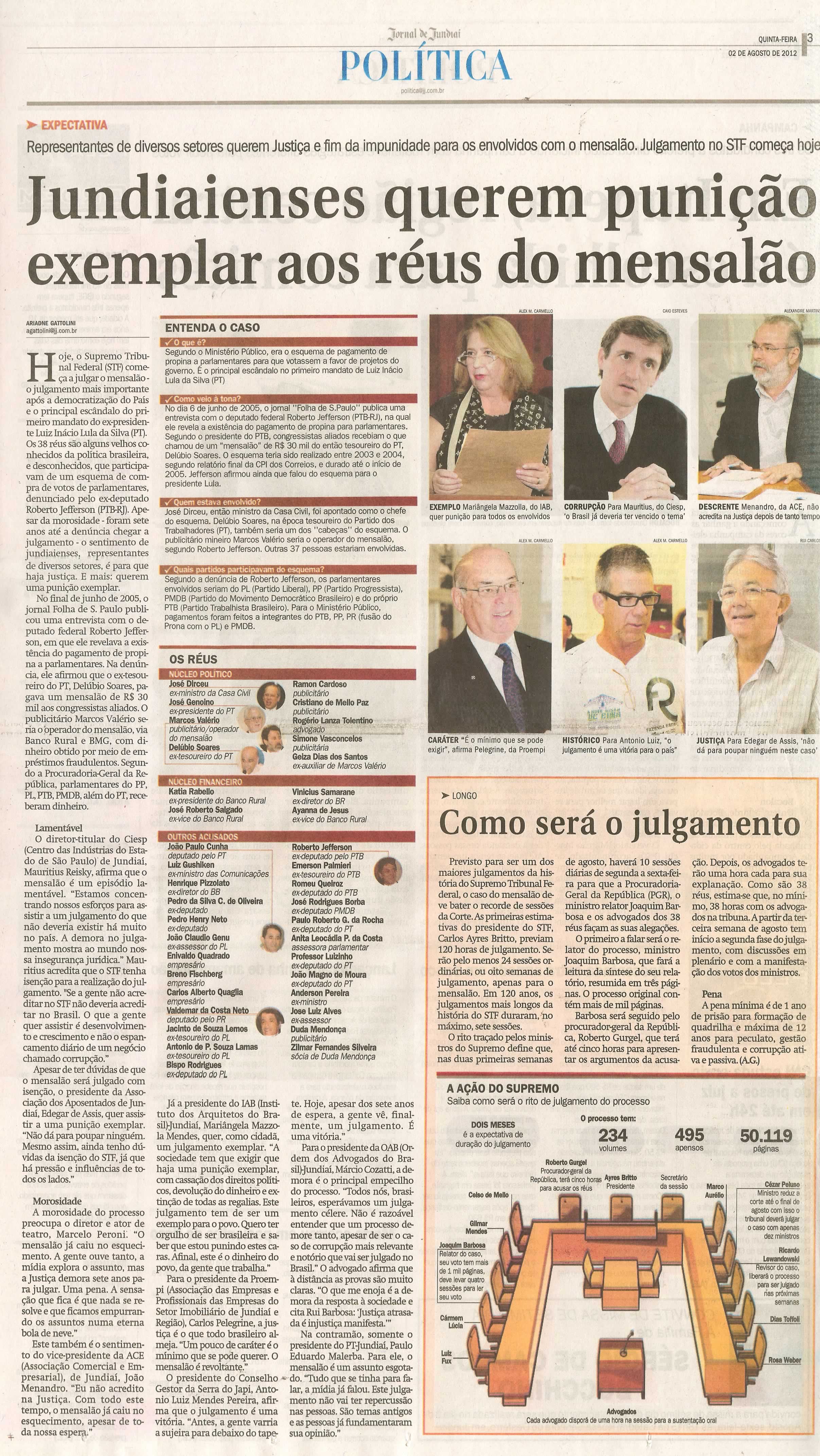 Jornal de Jundiaí - 02/08/2012