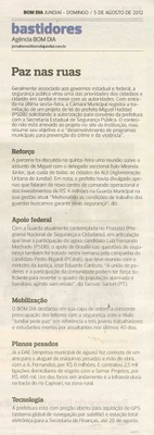Bom Dia Jundiaí - 05/08/2012