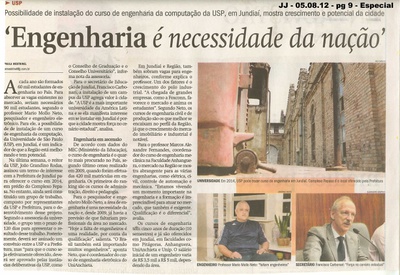 Jornal de Jundiaí - 05/08/2012