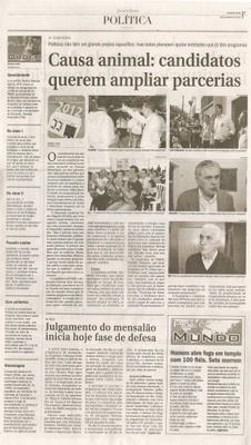 Jornal de Jundiaí - 06/08/2012
