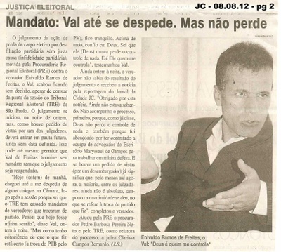 Jornal da Cidade - 08/08/2012