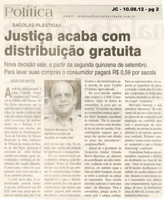 Jornal da Cidade - 10/08/2012