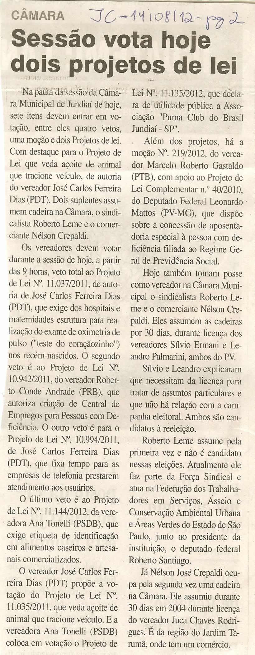 Jornal da Cidade - 14/08/2012