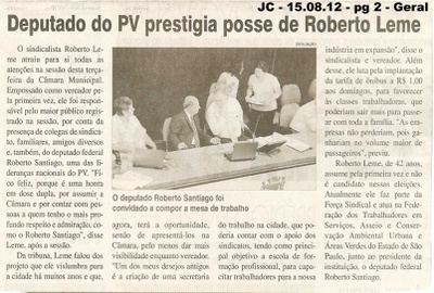 Jornal da Cidade - 15/08/2012