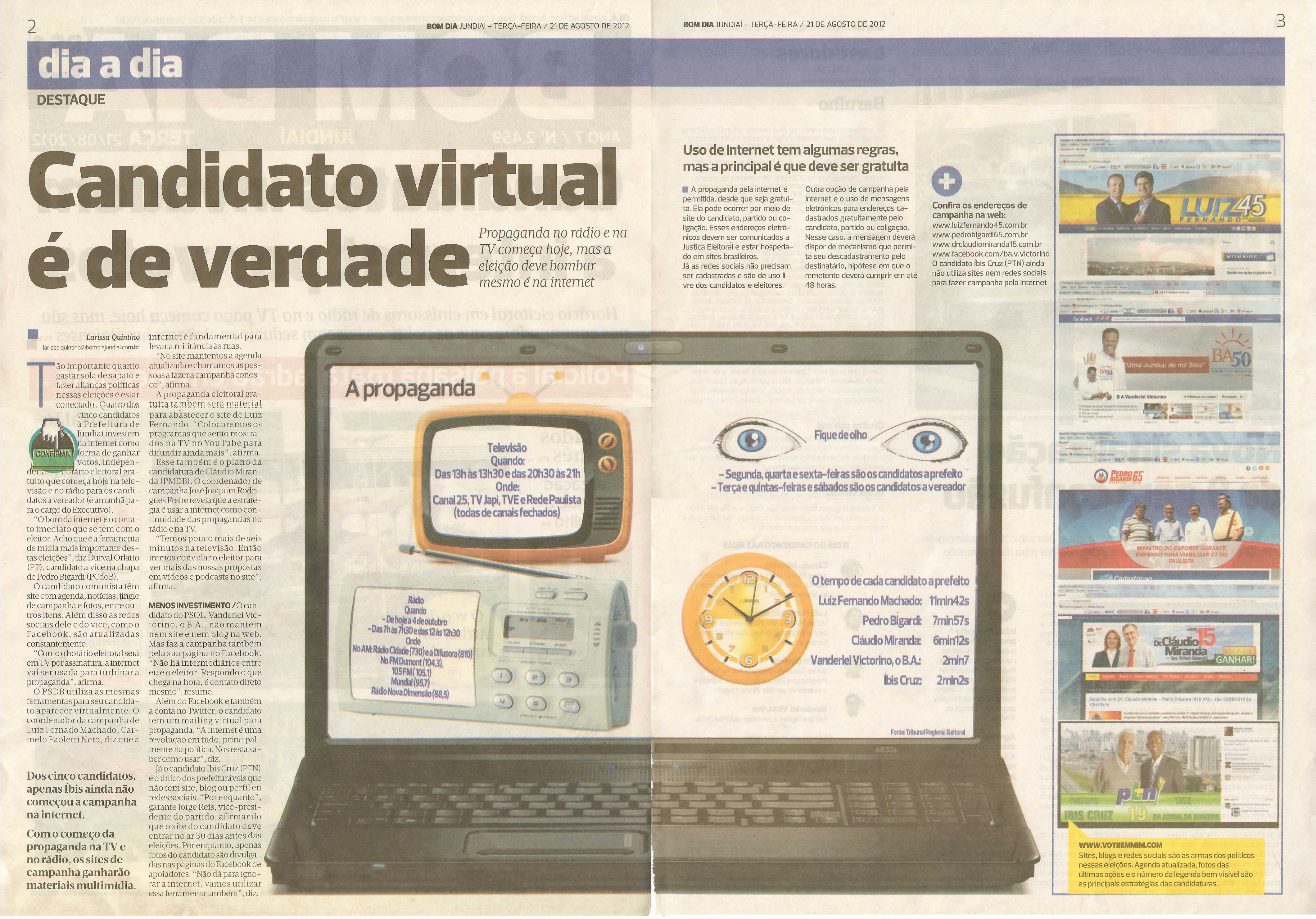 Bom Dia Jundiaí - 21/08/2012
