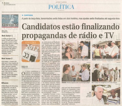 Jornal de Jundiaí - 19/08/2012