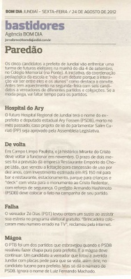 Bom Dia Jundiaí - 24/08/2012