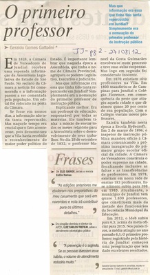Jornal de Jundiaí - 27/08/2012