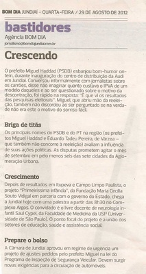 Bom Dia Jundiaí - 29/08/2012