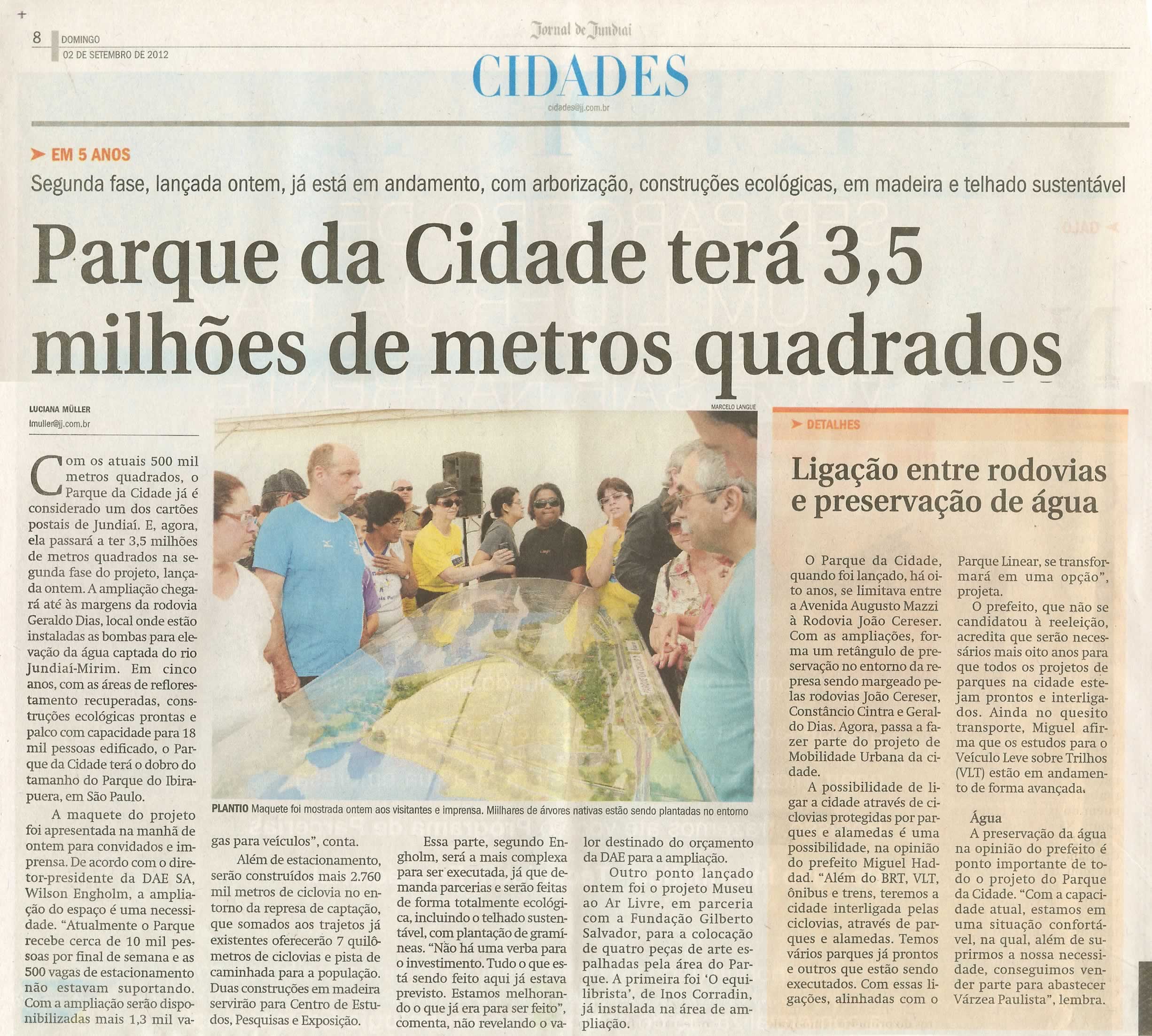Jornal de Jundiaí - 02/09/2012
