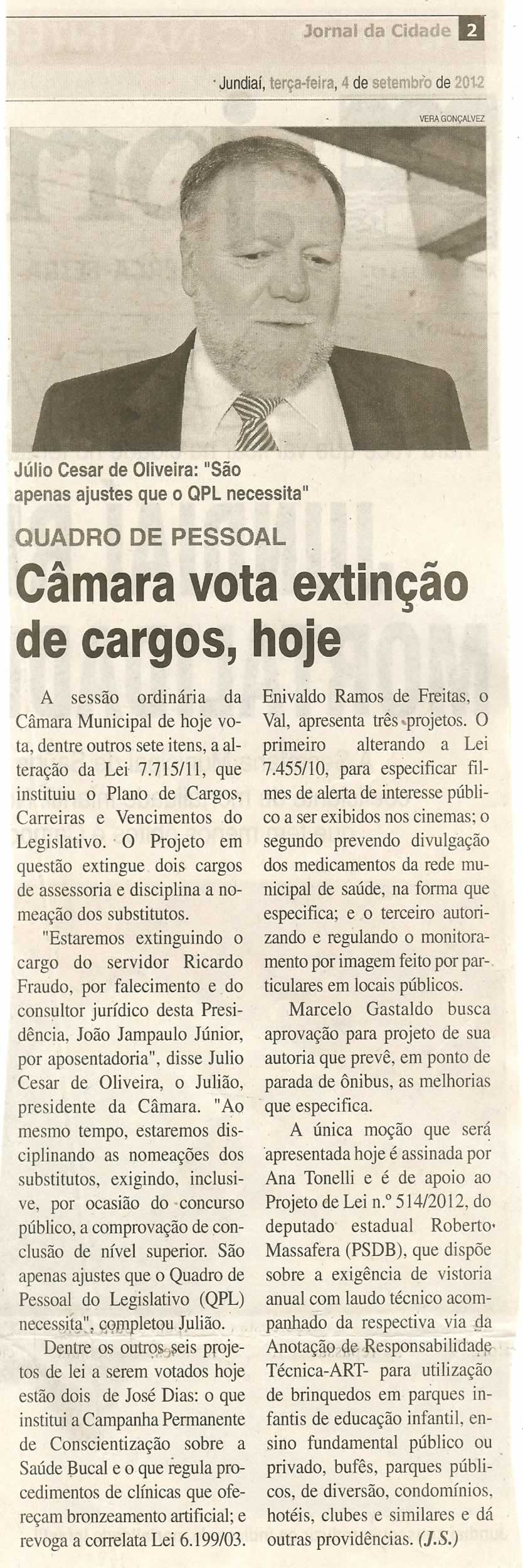 Jornal da Cidade - 04/09/2012