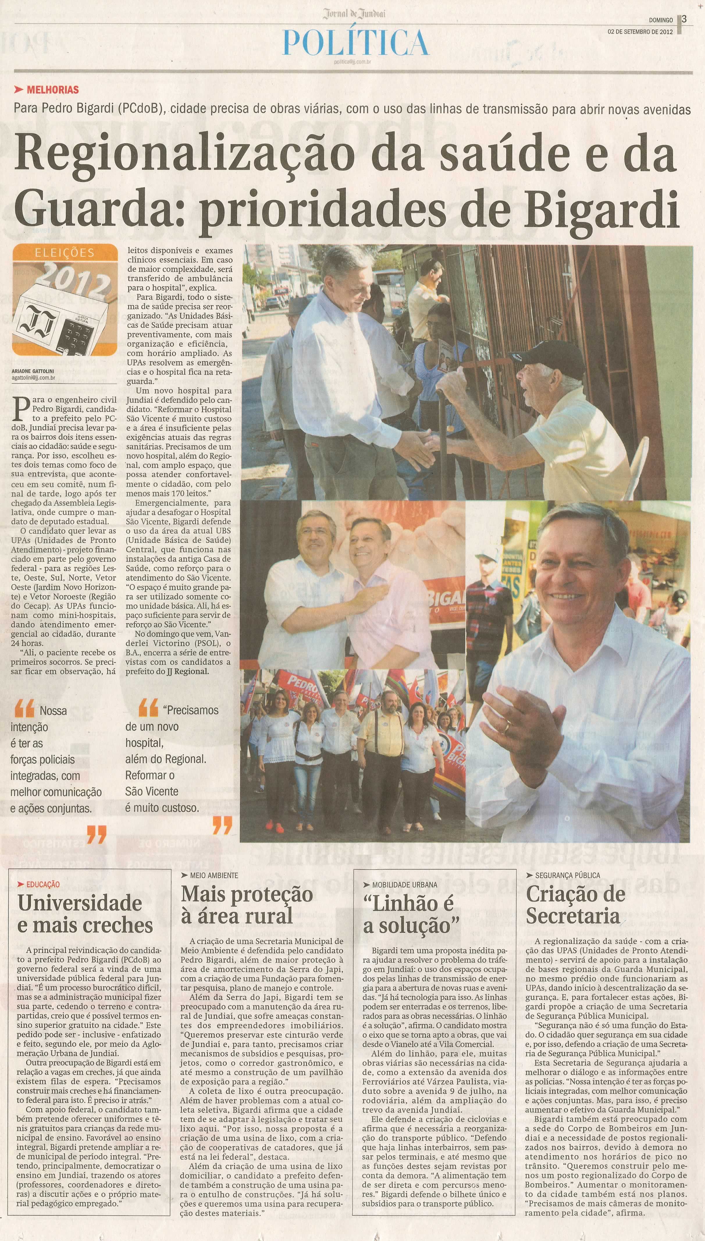 Jornal de Jundiaí - 02/09/2012