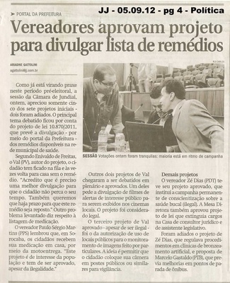 Jornal de Jundiaí - 05/09/2012