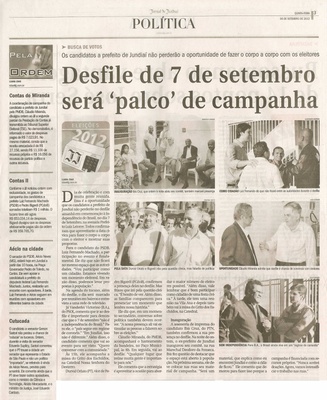 Jornal de Jundiaí - 06/09/2012
