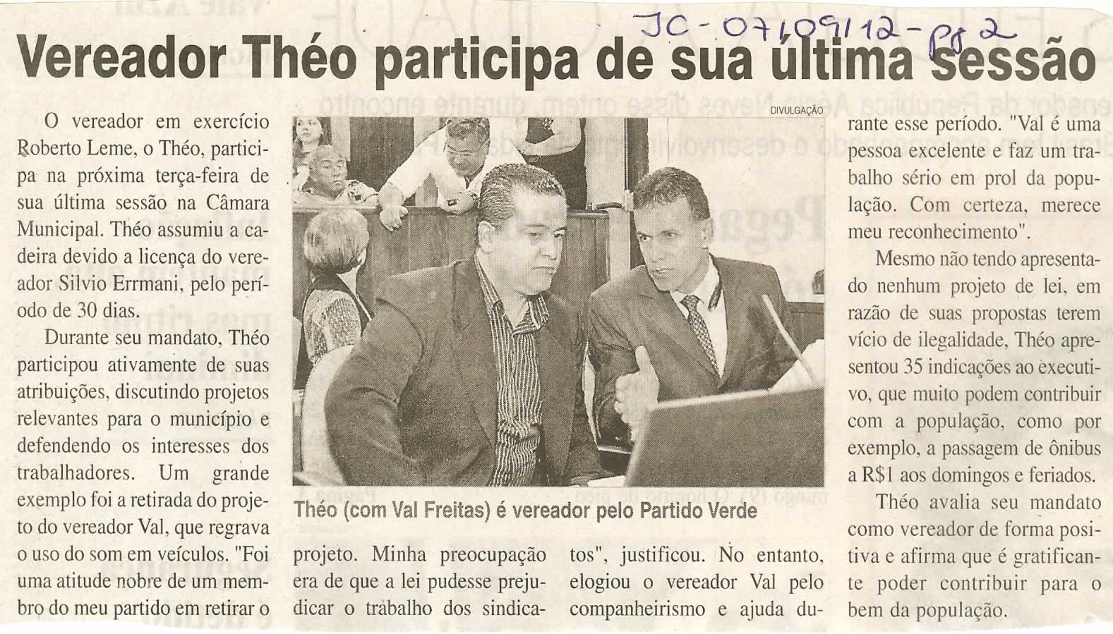 Jornal da Cidade - 07/09/2012