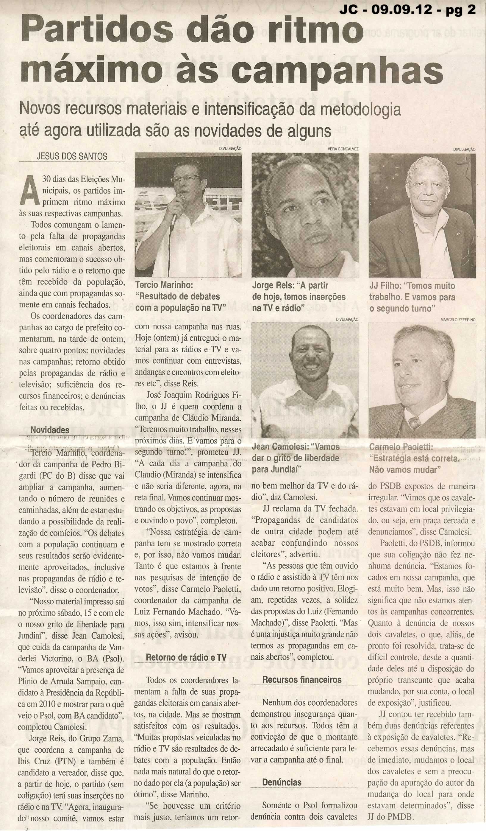 Jornal da Cidade - 09/09/2012