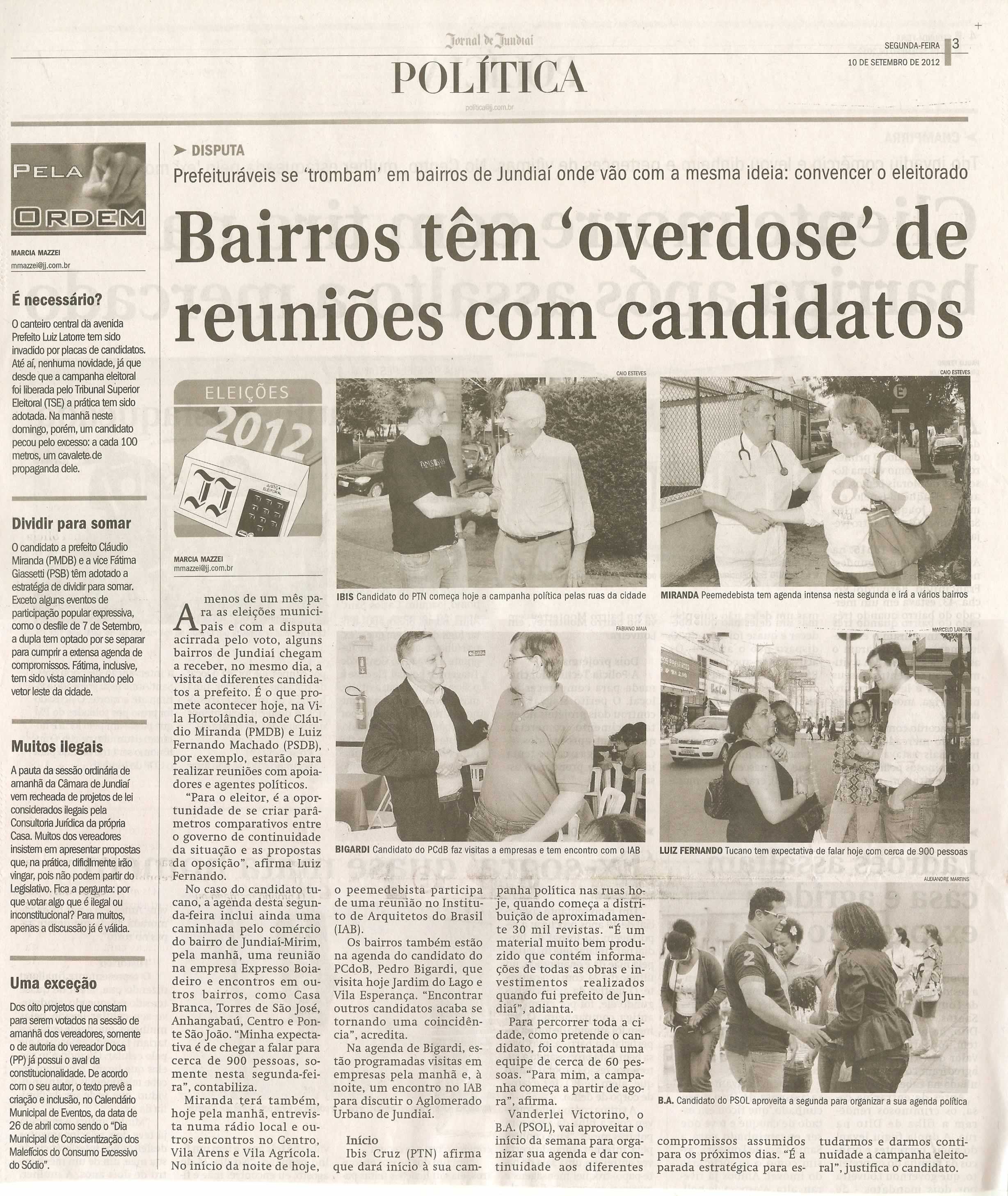 Jornal de Jundiaí - 10/09/2012