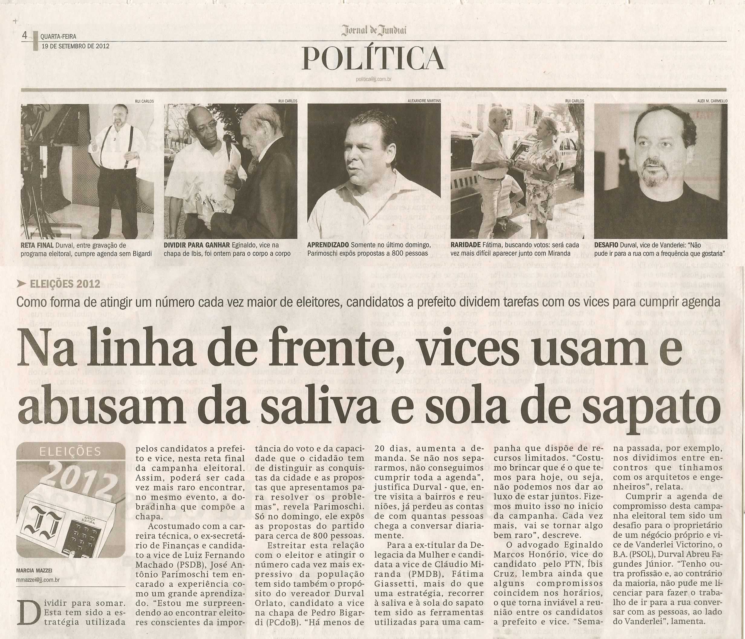 Jornal de Jundiaí - 19/09/2012