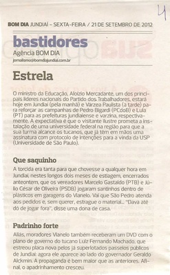 Bom Dia Jundiaí - 21/09/2012