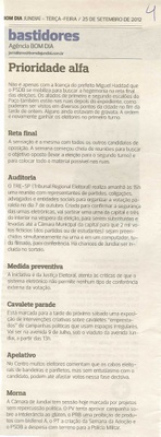 Bom Dia Jundiaí - 25/09/2012