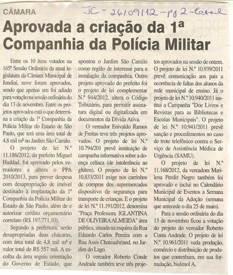 Jornal da Cidade - 26/09/2012