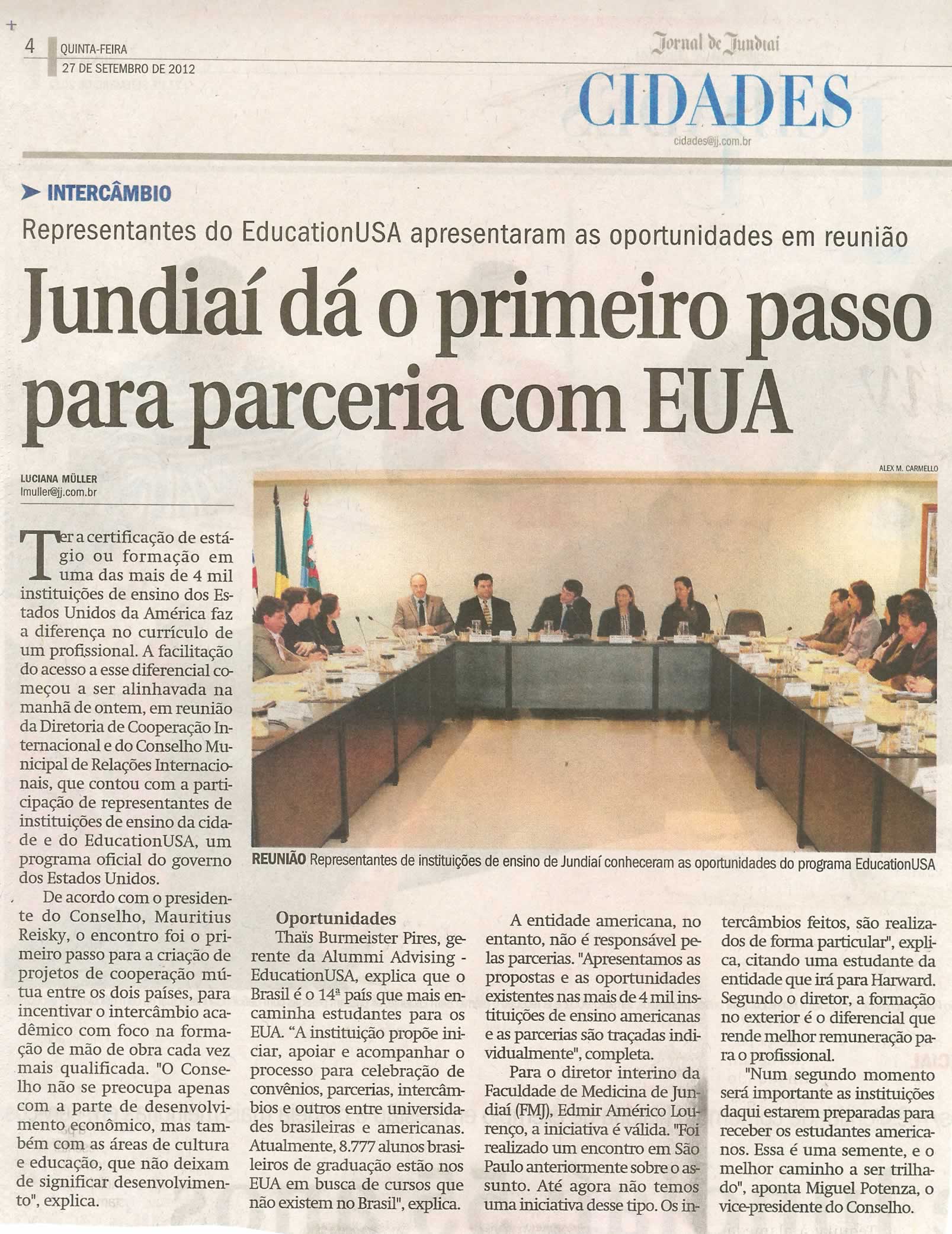 Jornal de Jundiaí - 27/09/2012