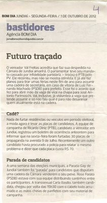 Bom Dia Jundiaí - 01/10/2012