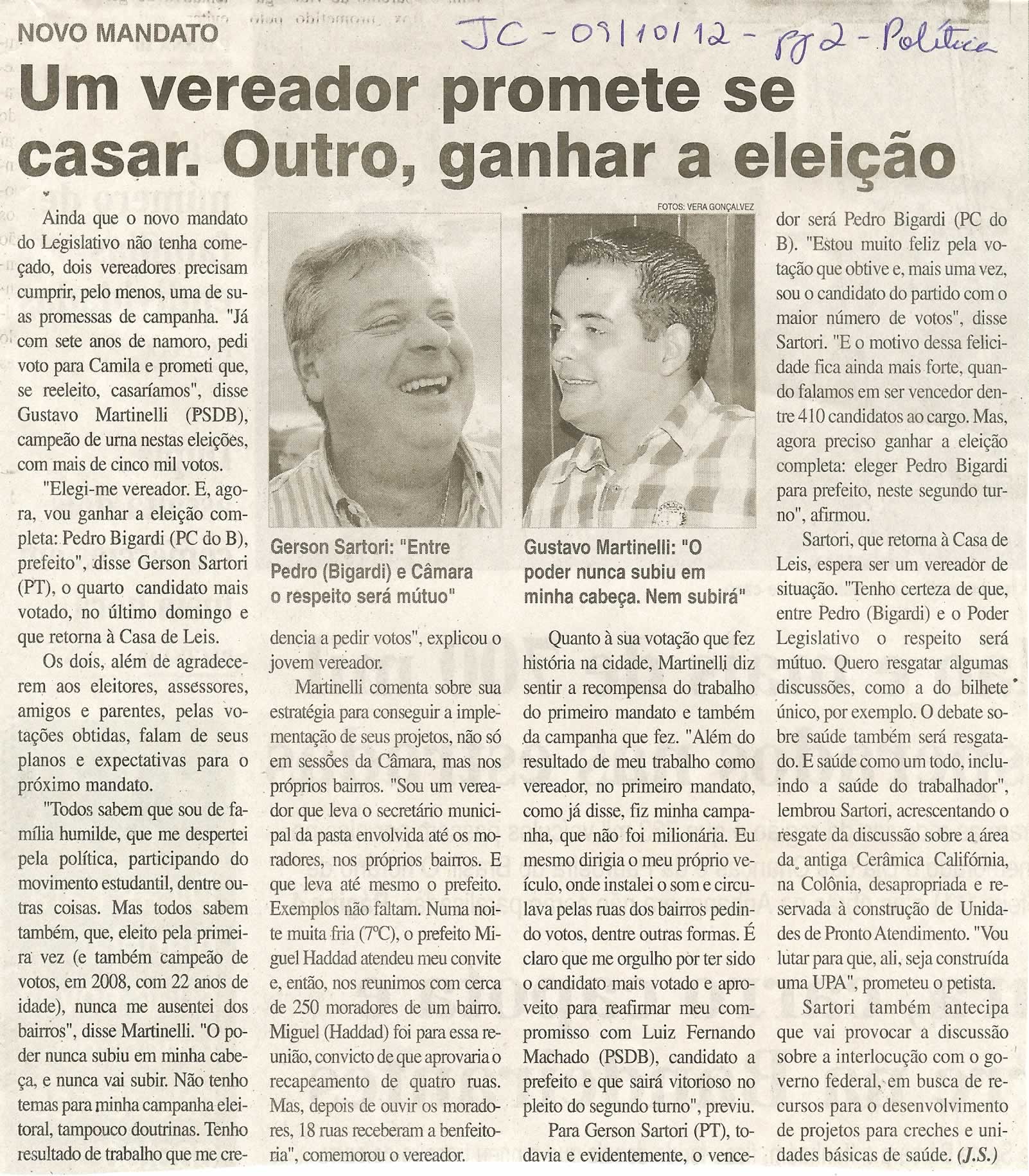 Jornal da Cidade - 09/10/2012