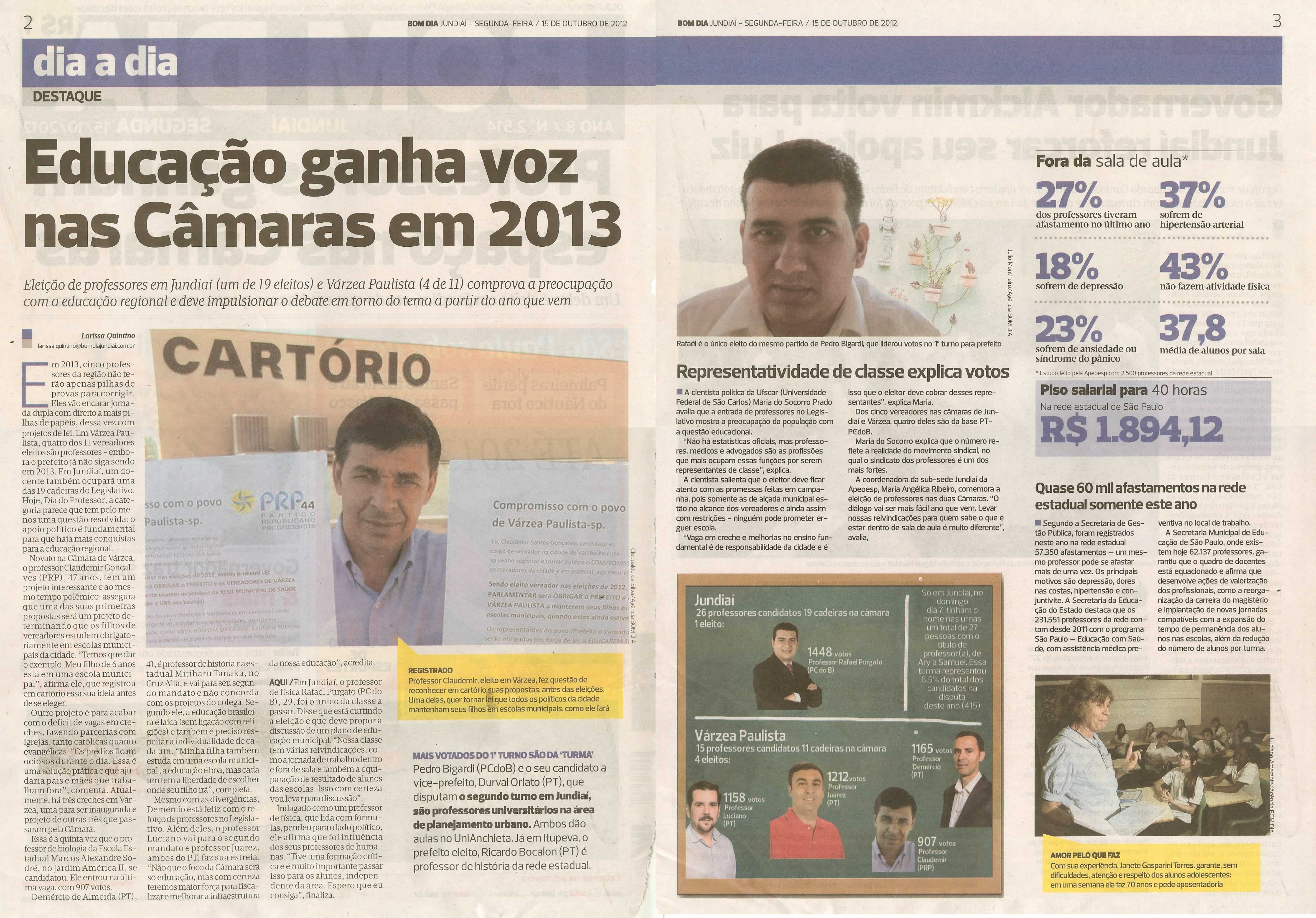 Bom Dia Jundiaí - 15/10/2012