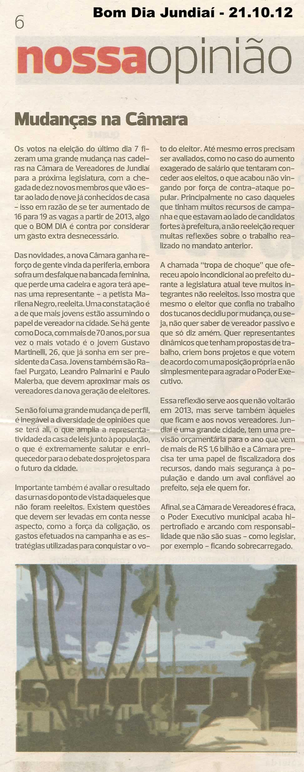 Bom Dia Jundiaí - 21/10/2012
