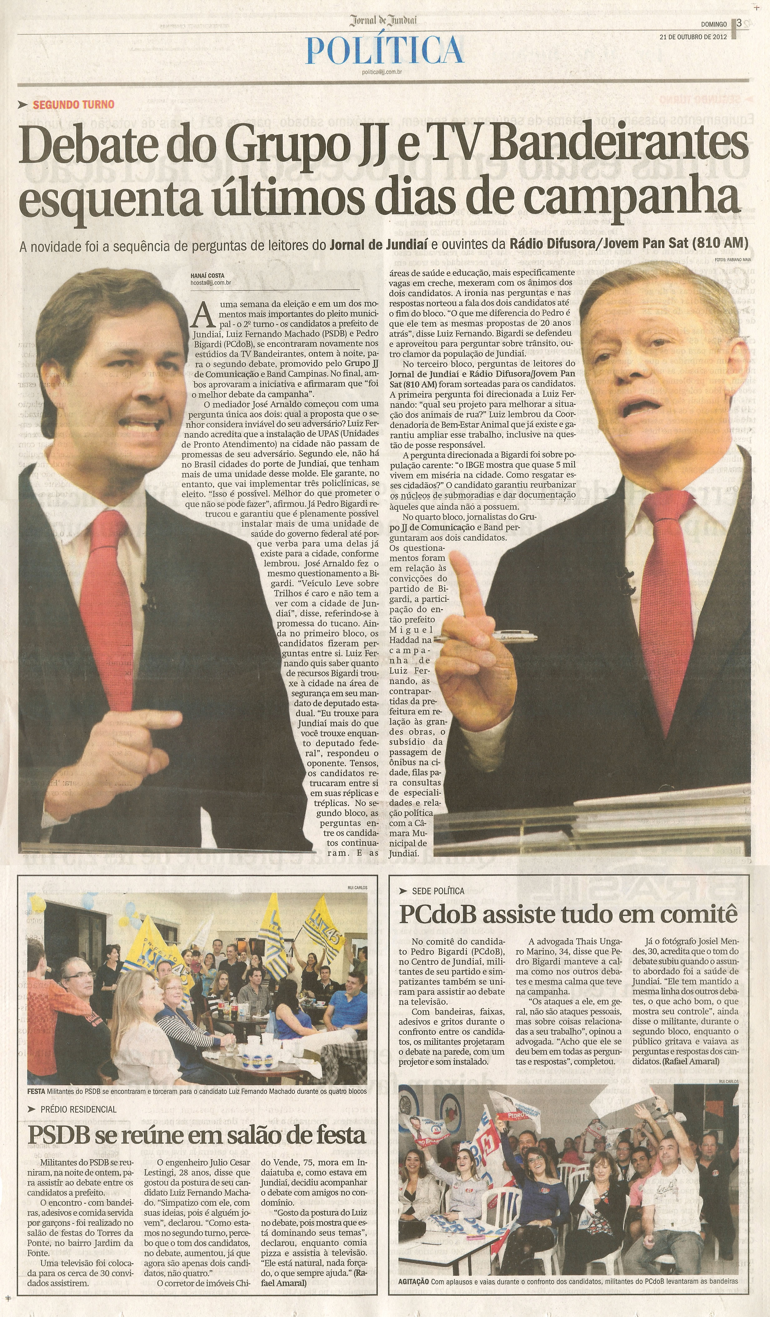Jornal de Jundiaí - 21/10/2012
