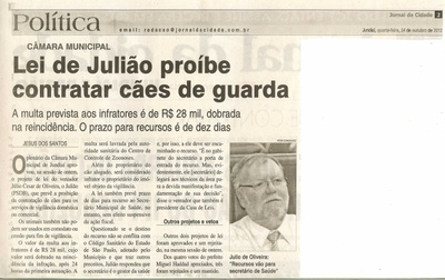 Jornal da Cidade - 24/10/2012