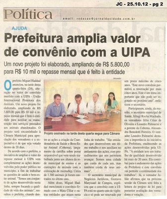 Jornal da Cidade - 25/10/2012