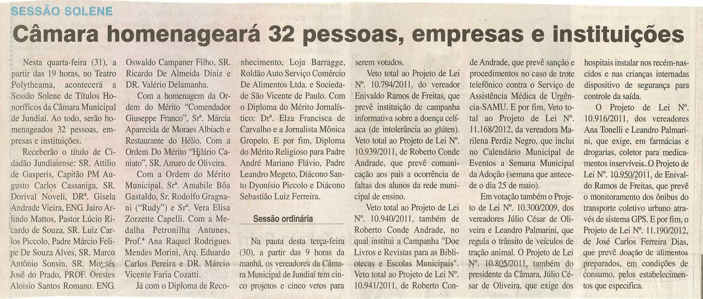 Jornal da Cidade - 28/10/2012