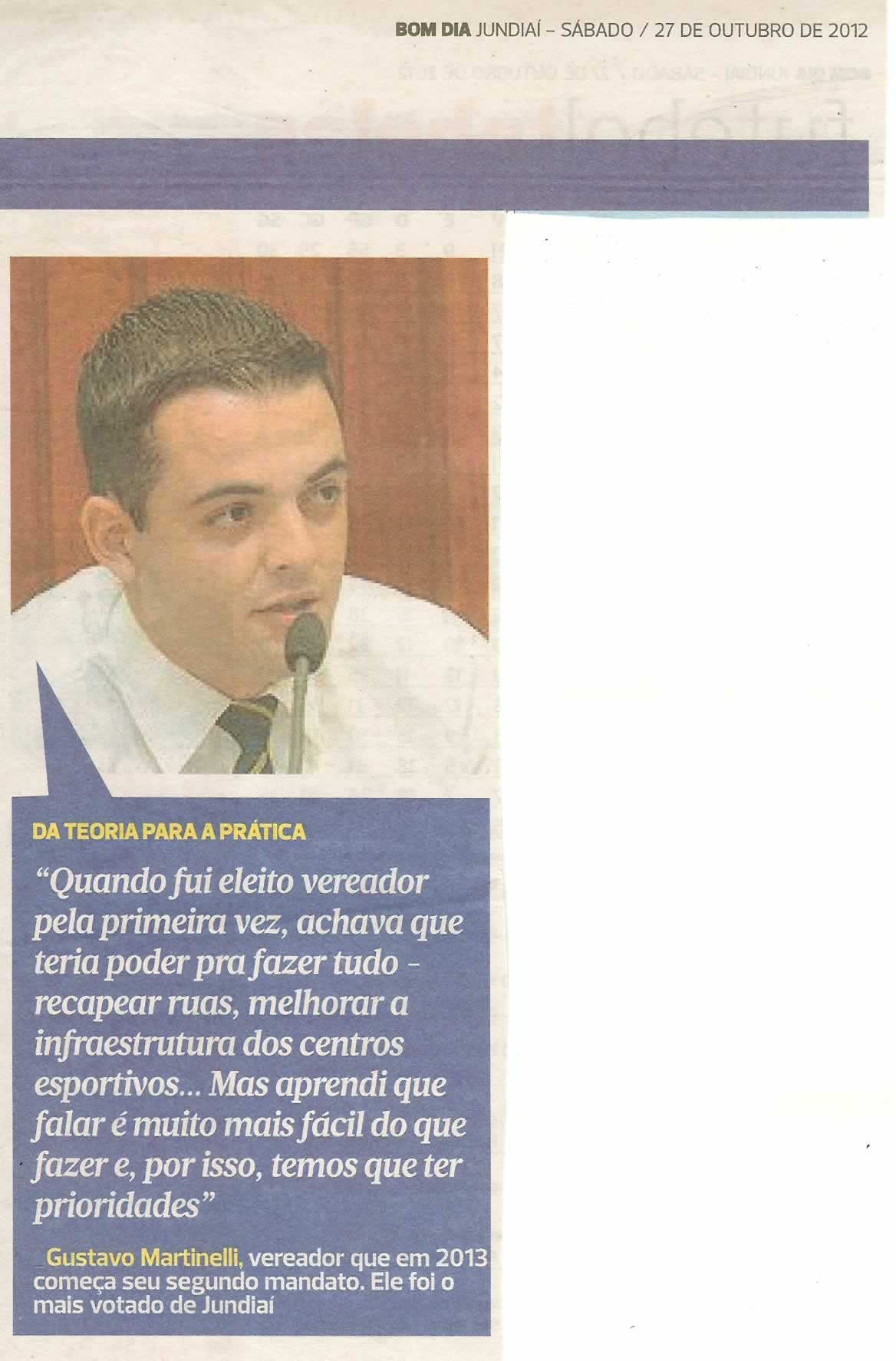 Bom Dia Jundiaí - 27/10/2012