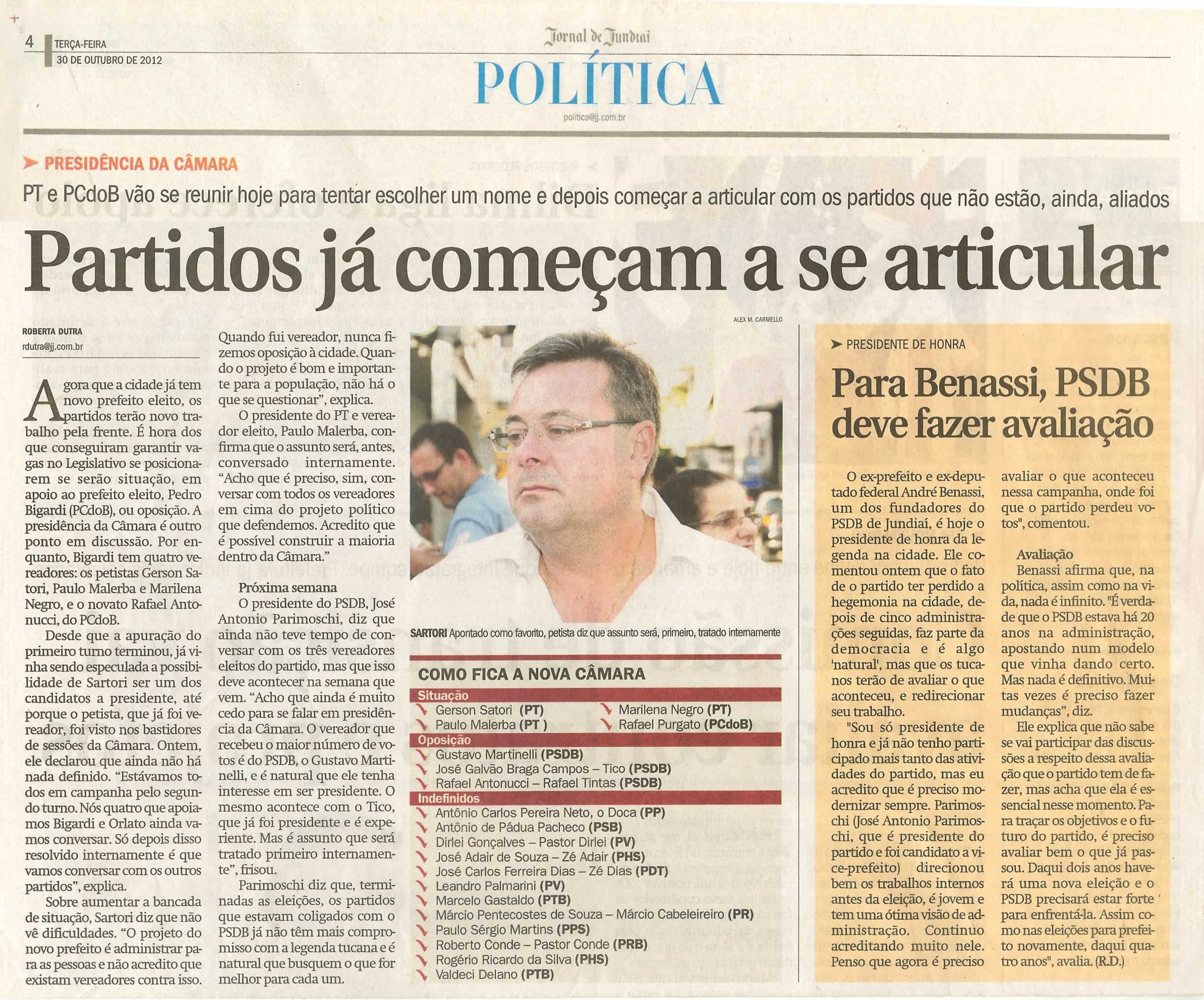 Jornal de Jundiaí - 30/10/2012